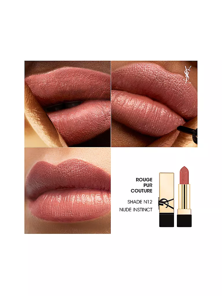 YVES SAINT LAURENT Lippenstift Rouge Pur Couture N12 dunkelrot